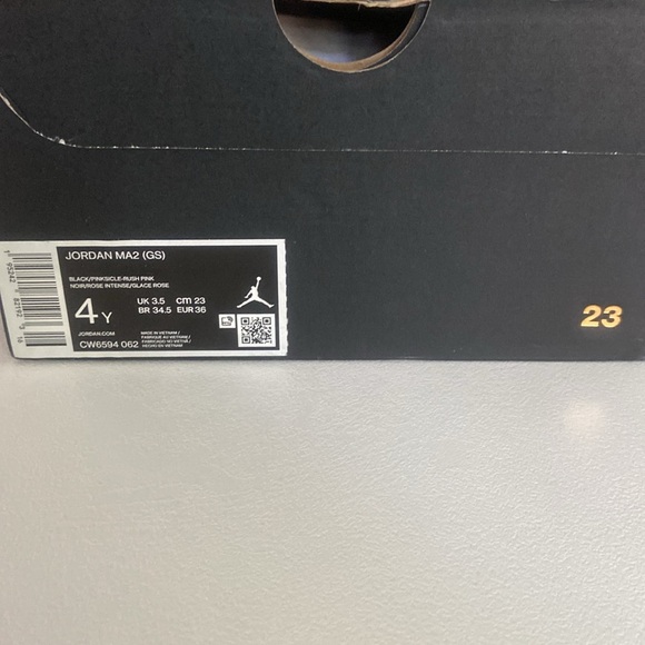 Air Jordan MA2 “Black Pinksicle” GS(Grade School) Youth Size 4Y/Women’s Size 5.5 - Picture 11 of 11